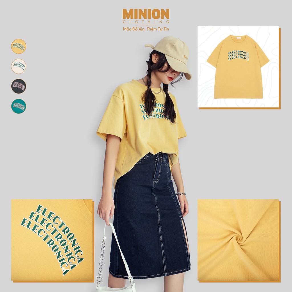 Áo thun tay lỡ MINION CLOTHING phông Unisex nam nữ tee oversize form rộng pull Ulzzang Streetwear Hàn Quốc vải mềm A3001