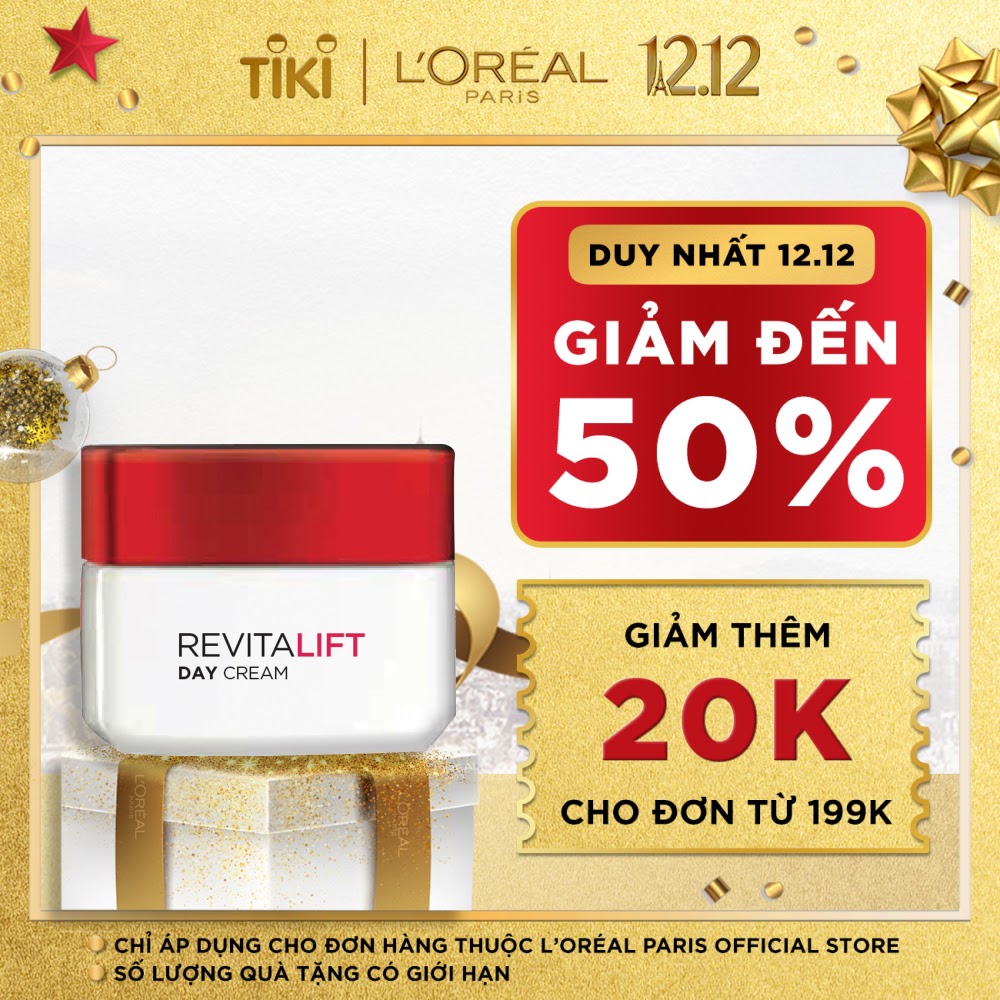 Kem Dưỡng Ngày Chống Nhăn Săn Chắc Da L’Oreal Revitalift SPF35 PA++ 50ml