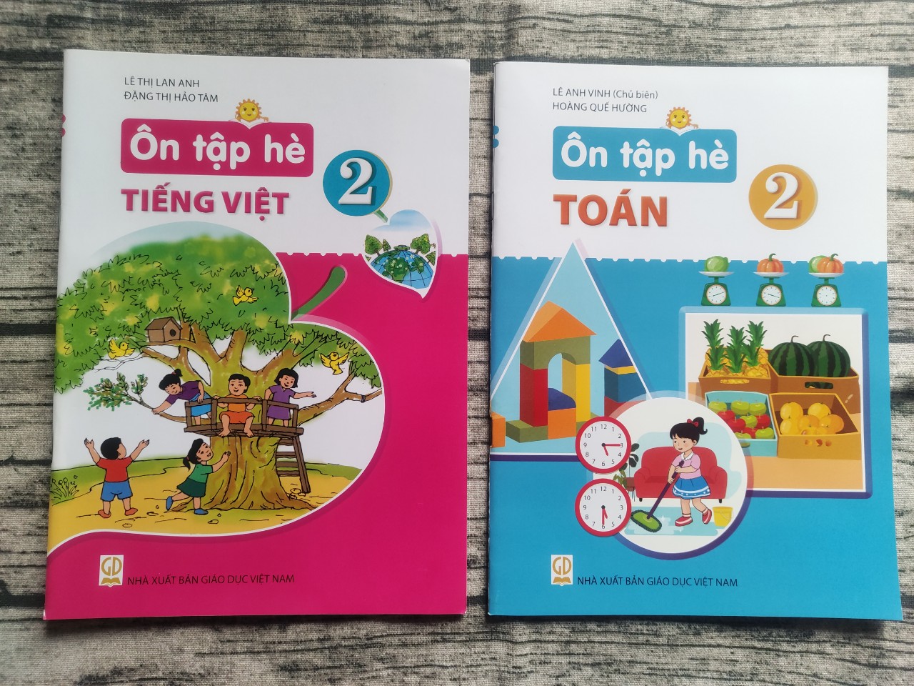 Sách - Combo Ôn tập hè toán và tiếng việt 2