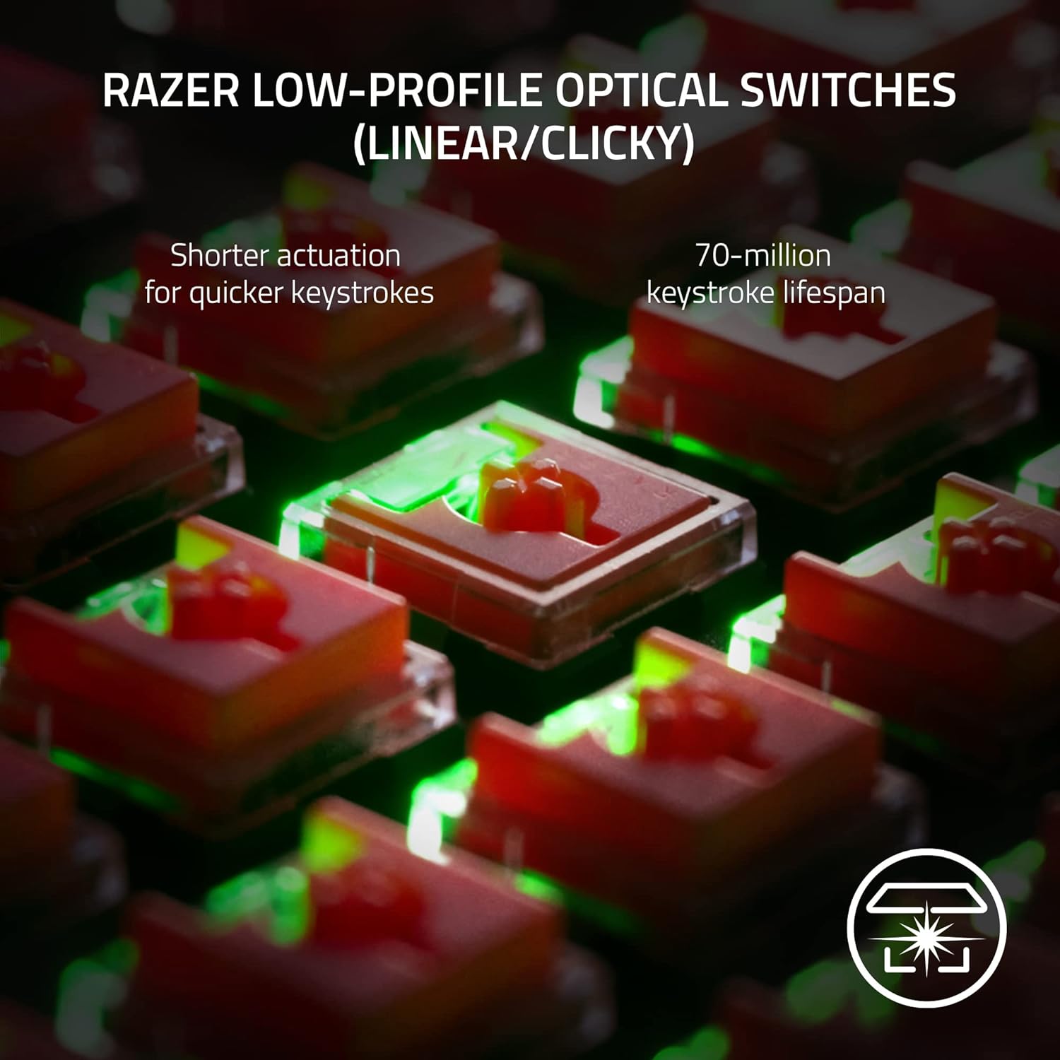 Bàn phím Razer DeathStalker V2 Pro-Wireless Low Profile Optical Gaming Keyboard