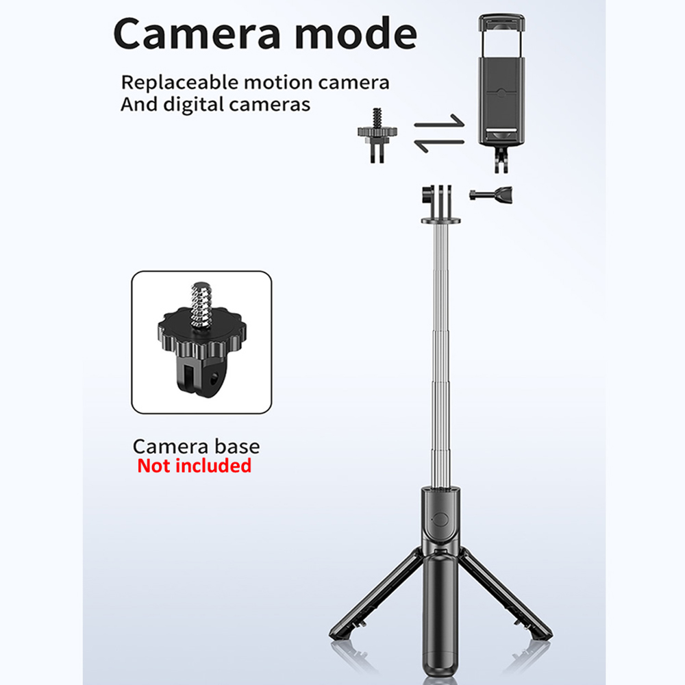 Chân máy Selfie Stick S03 Mini Selfie Stick Bluetooth 4.0 Không dây,Hợp kim nhôm,có thể gập lại cho máy ảnh SmartPhones