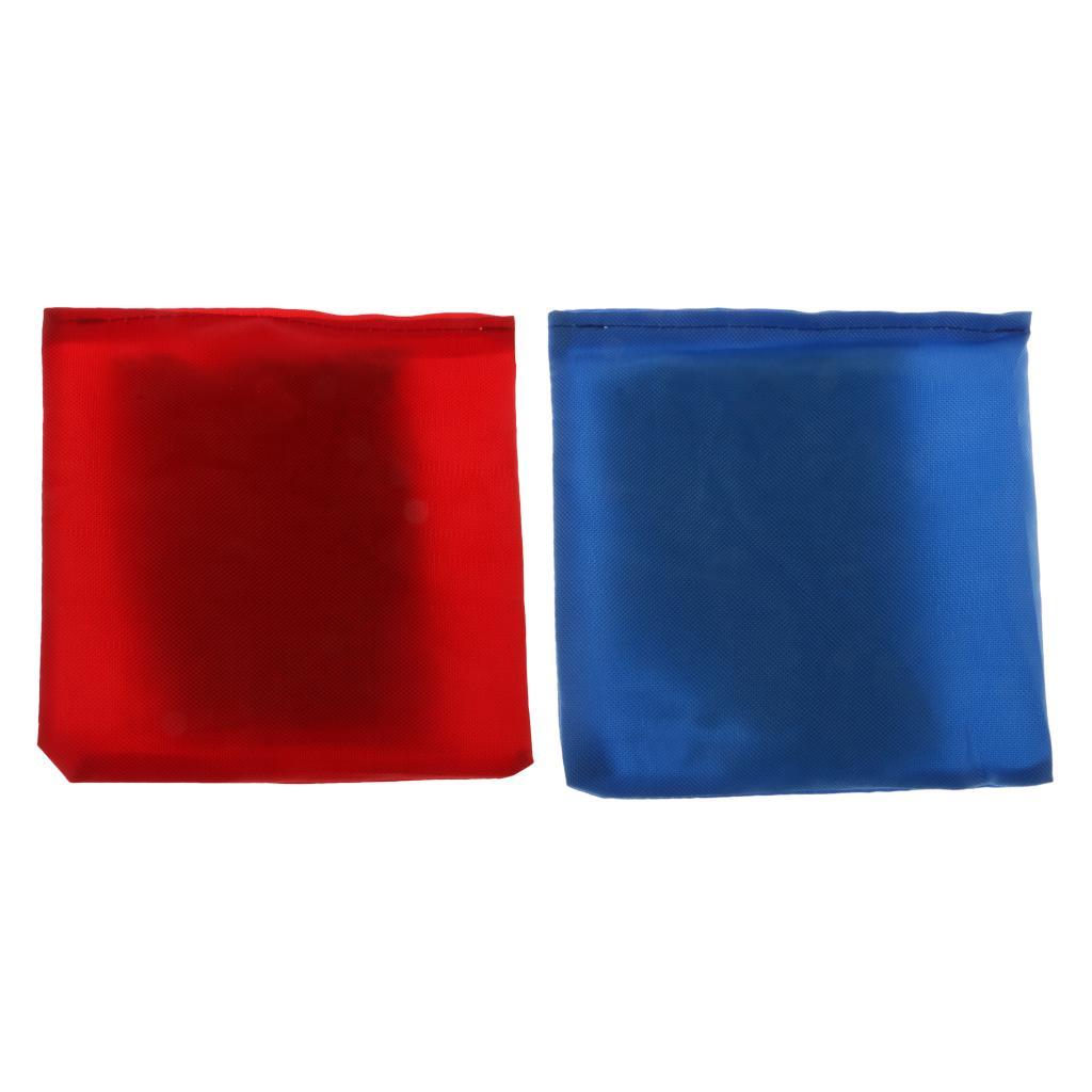 2 Pieces in 1 Double Layer Cornhole Bags   Corn Hole Game