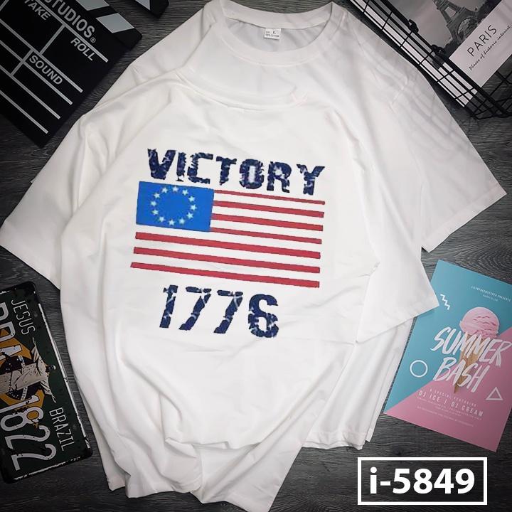 Áo Thun Nữ Unisex Lá Cờ VICTORY