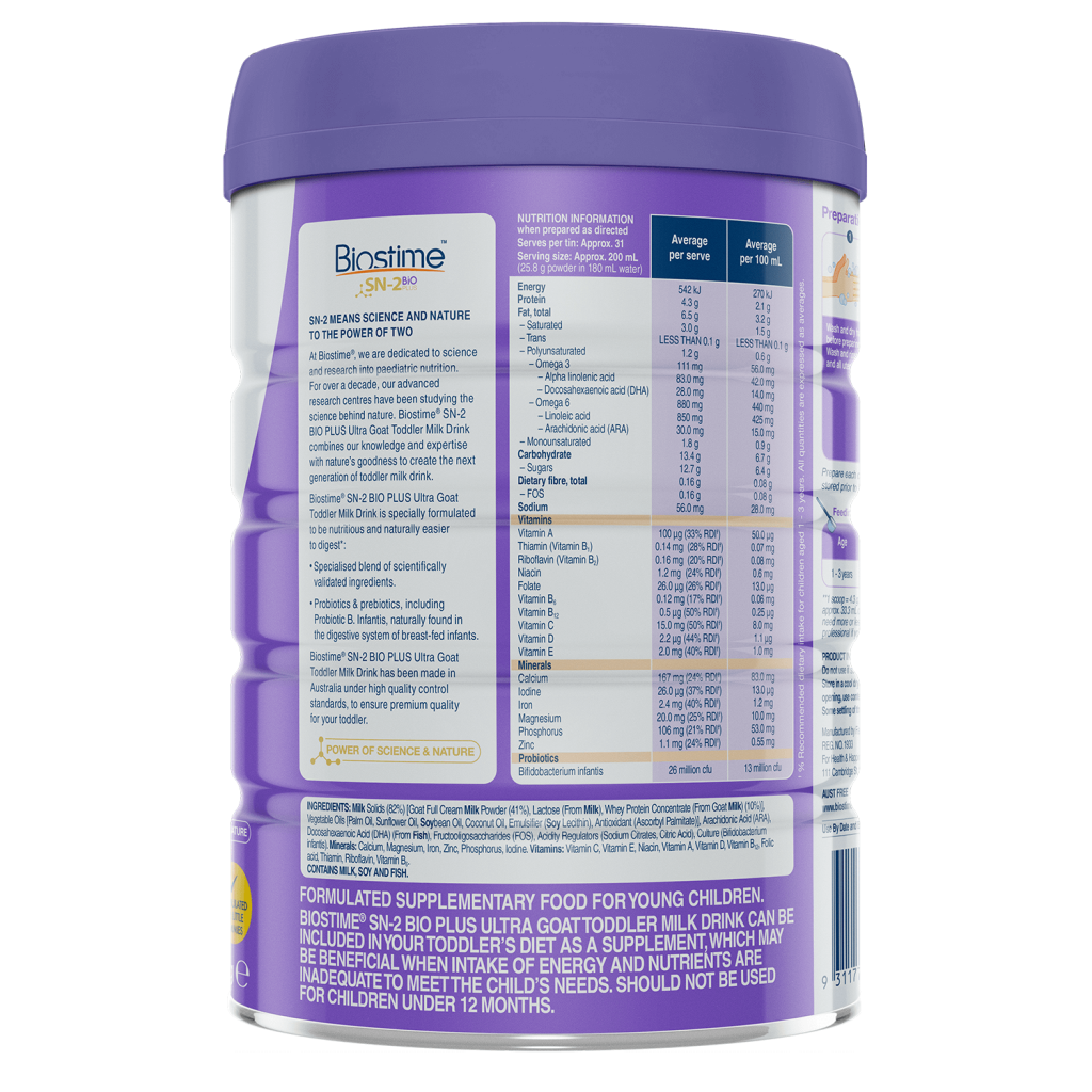 Sữa Dê Biostime Số 3 (trẻ từ 12 tháng)