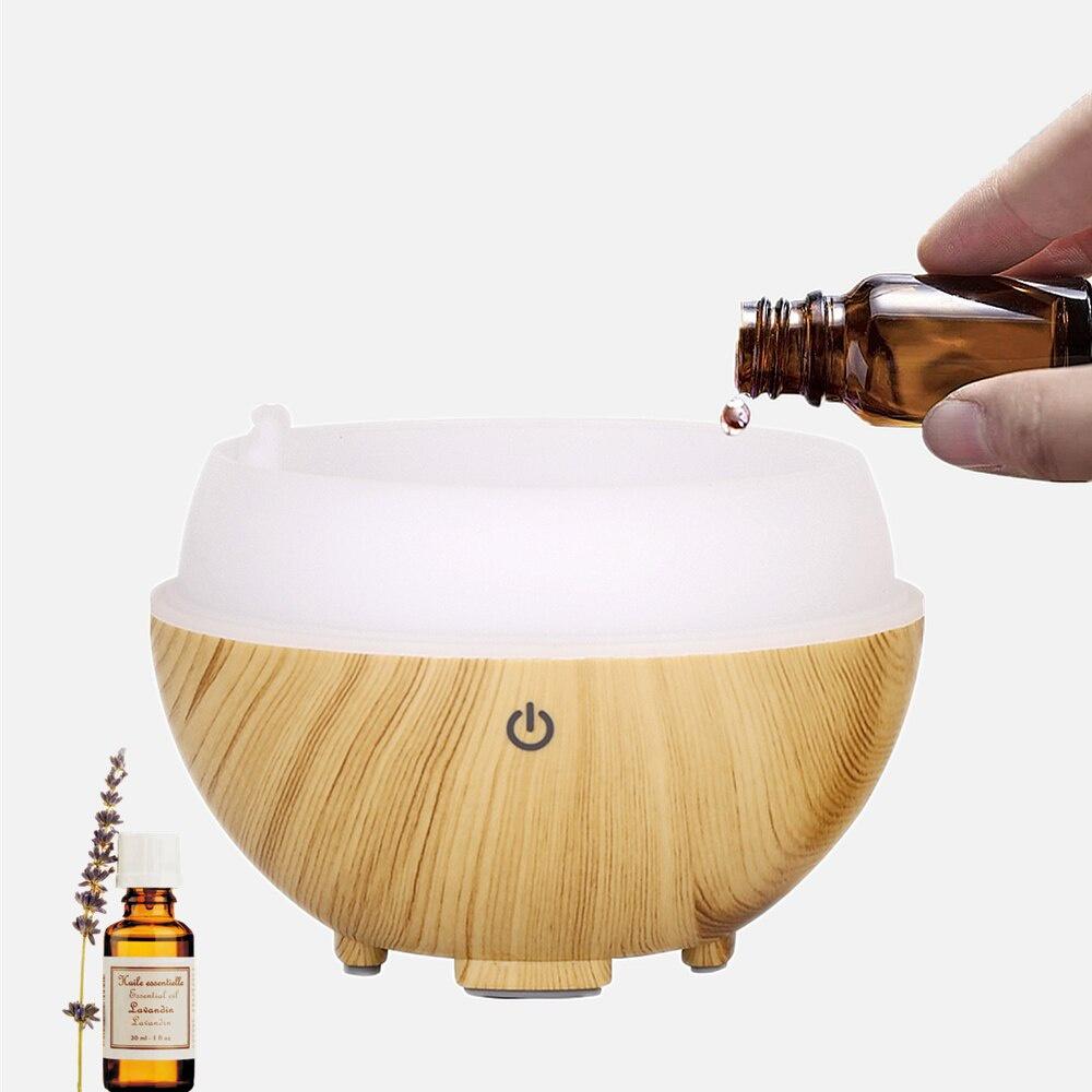 Electric Aroma Diffuser Air Humidifier Essential Oil Diffuser Ultrasonic Remote Control Color LED Lamp Mist Maker Home