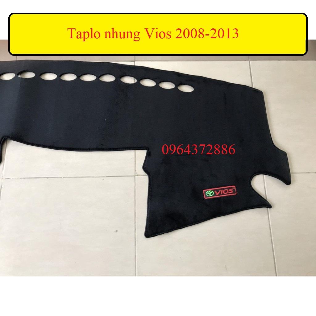 Taplo nhung lông cừu xe Toyota Vios 2008 - 2013, có đế chống trượt