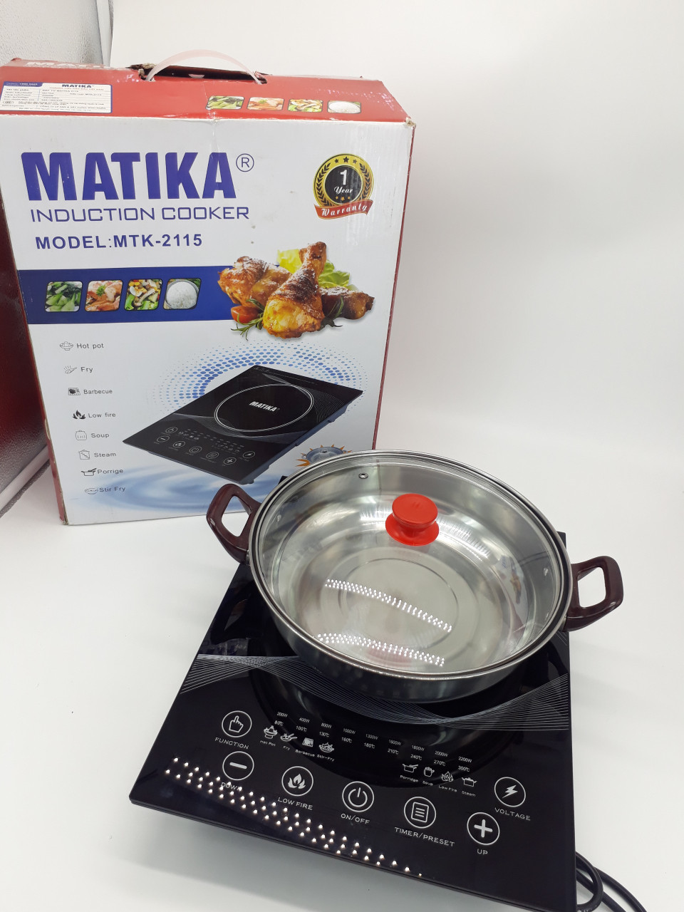 Bếp từ cảm ứng Matika MTK-2115 - Hàng chính hãng