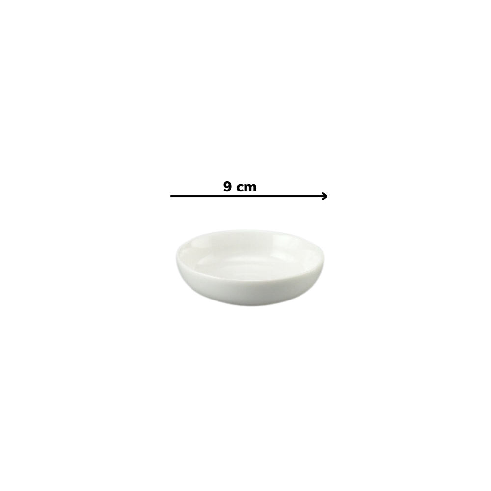 Chén Chấm Sứ Cao Cấp Minh Long 9 cm - Camellia IFP - Trắng Ngà