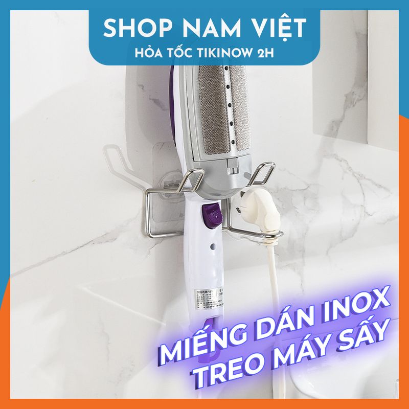 Miếng Dán Giá Đỡ Treo Máy Sấy Inox 304