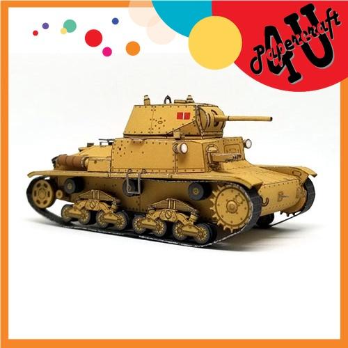 Mô hình giấy xe tank Fiat 13/40