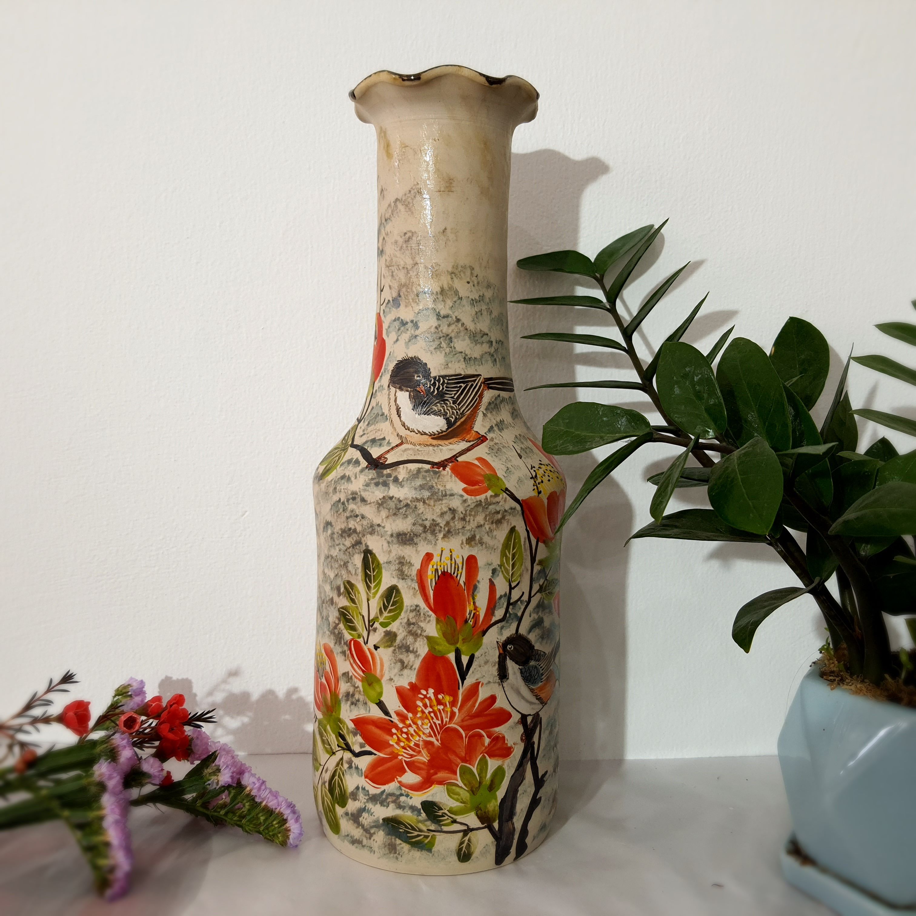Bình hoa vuốt tay đọc bản H39