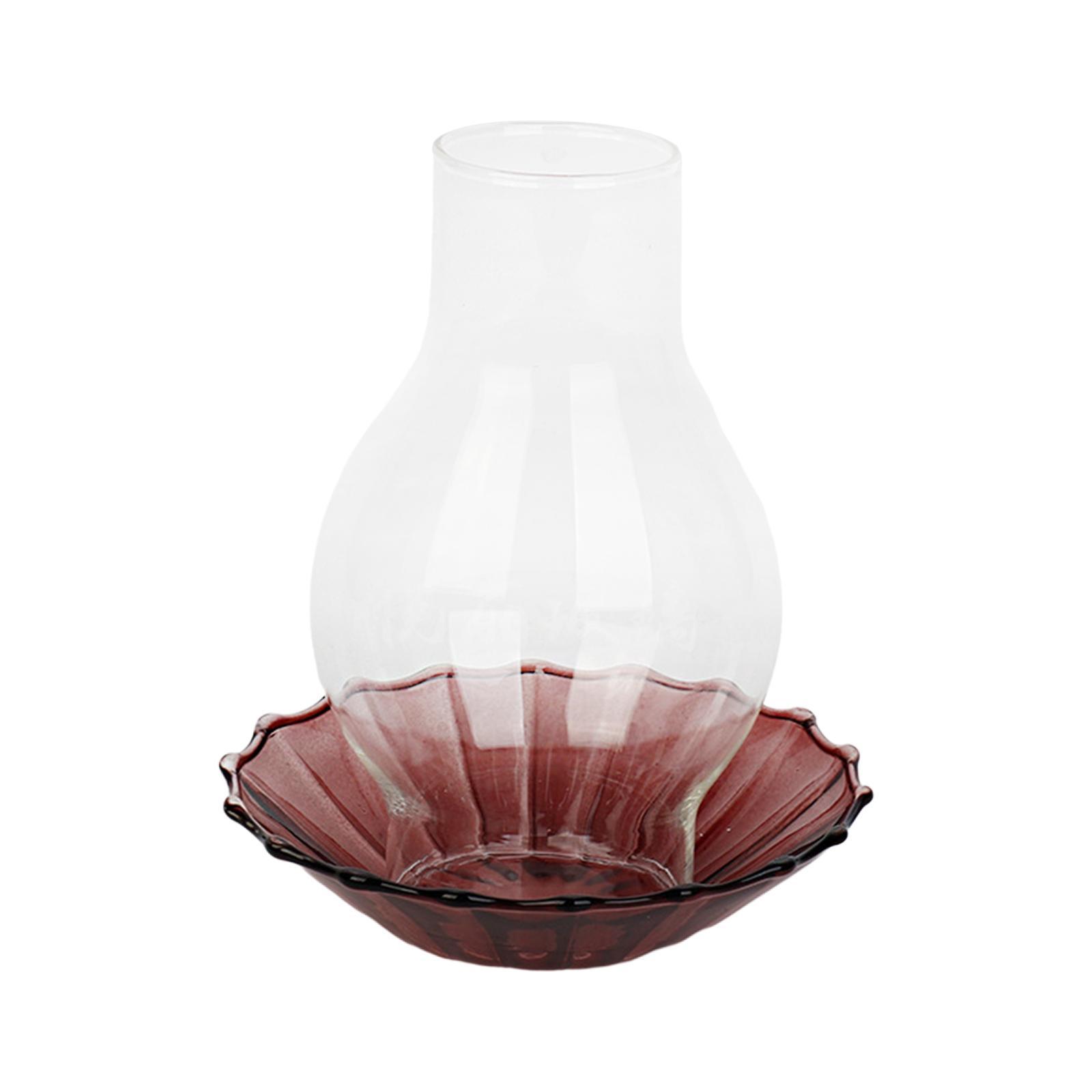 Glass Candle Holder Candle  for Home Pillar Votive Tealight Floating Candle Decor