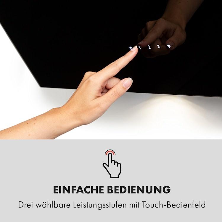 Máy Hút Mùi KLARSTEIN ALINA, Công Suất Lớn 165 W, Độ Ồn Thấp, Thiết Kế Hiện Đại, Nhập Đức, BH 12 Tháng