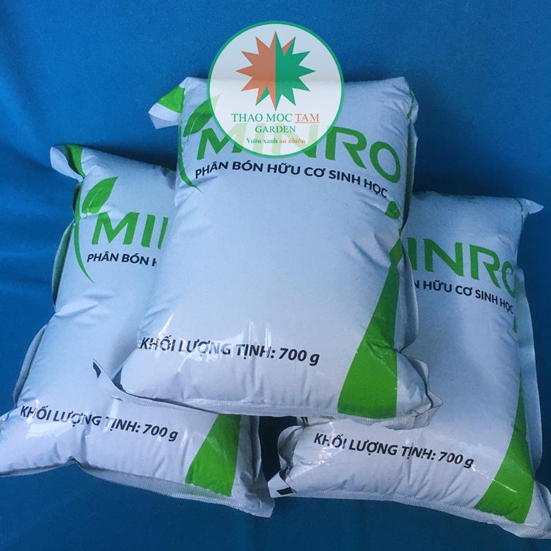 PHÂN BÓN HỮU CƠ SINH HỌC MINRO – Thích hợp cho mọi cây trồng