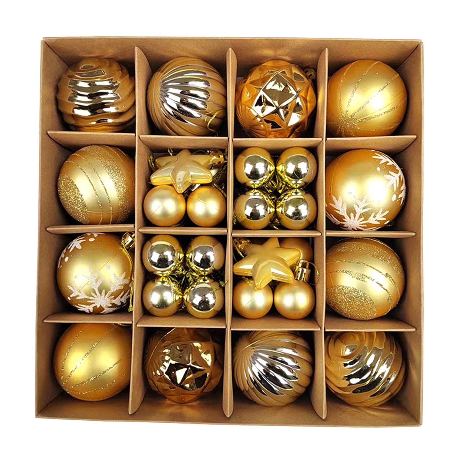 184x Christmas Balls Ornaments Decoration for Home Holiday Wedding