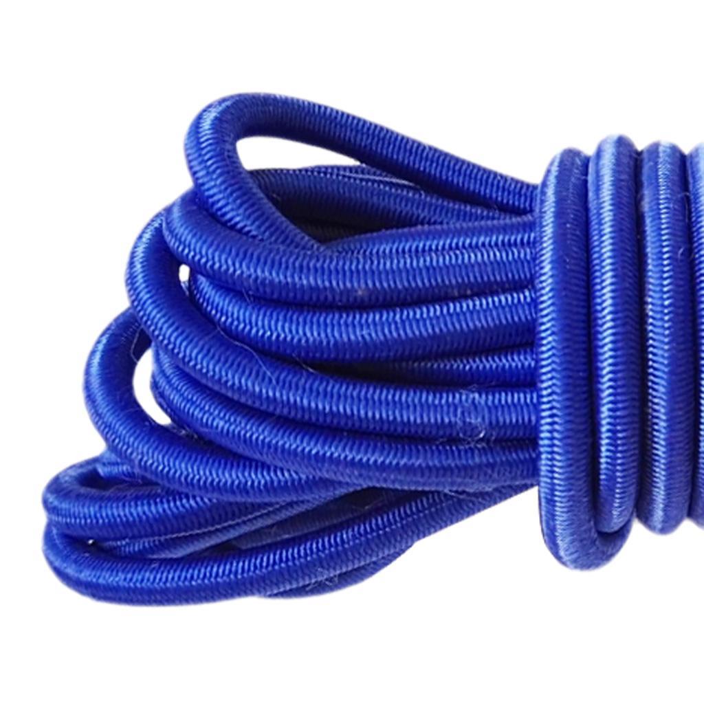 2pcs Elastic Bungee Shock Cord for Tie Downs, Boat, Kayak, Roof Rack, Trailers