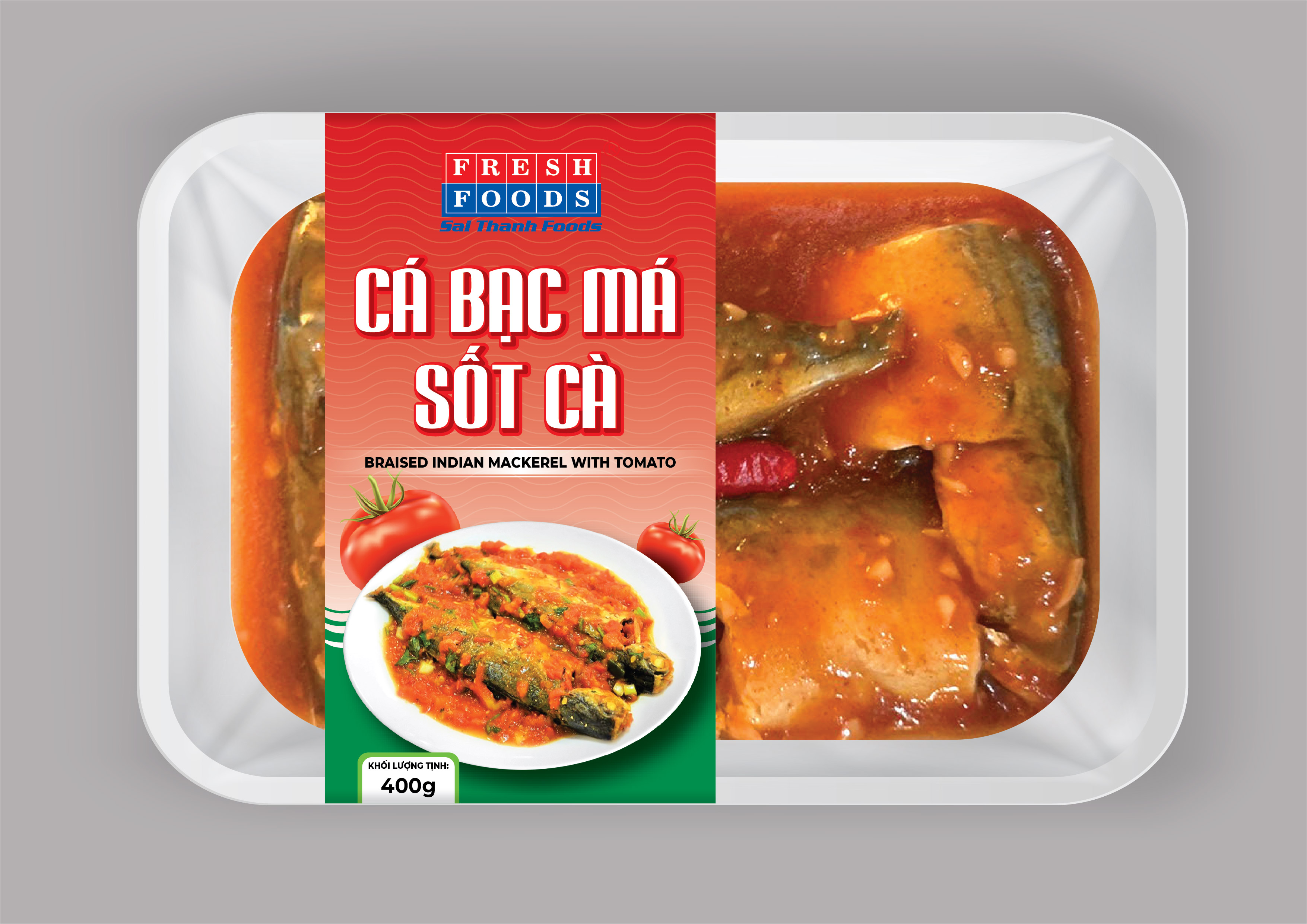 [HCM] Cá Bạc Má Sốt Cà (400g/hộp) - SaiThanhFoods