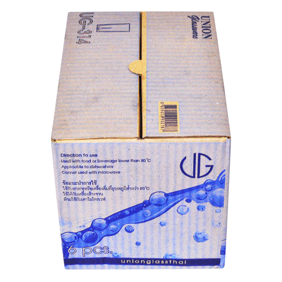 Bộ 6 Ly Khía UG 314 ( 293ml/ Ly)