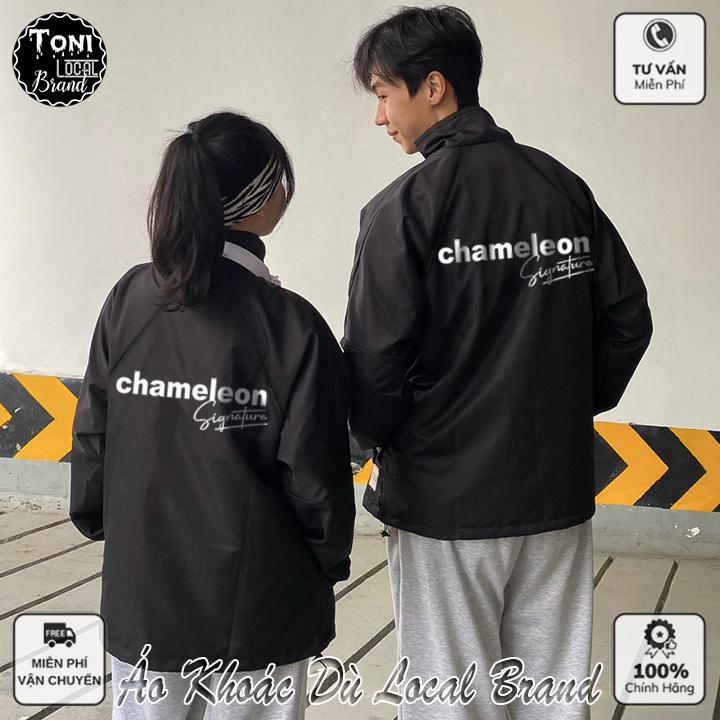 Áo Khoác Dù Local Brand CHAMELEON Jacket Mero 2 lớp dày form rộng Unisex cổ bẻ (D2400L - Kèm Video Ảnh Thật)