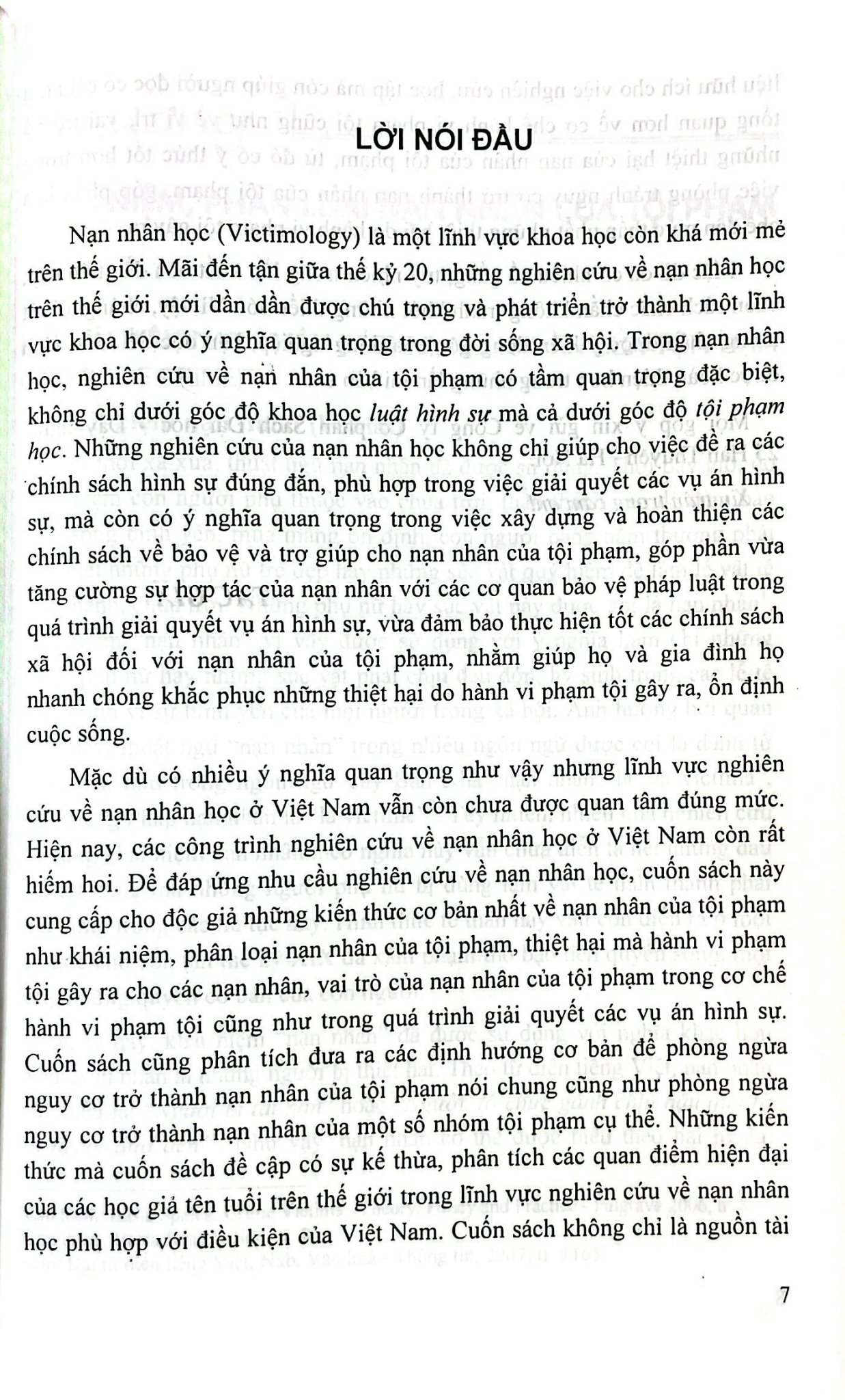 Nạn nhân của tội phạm