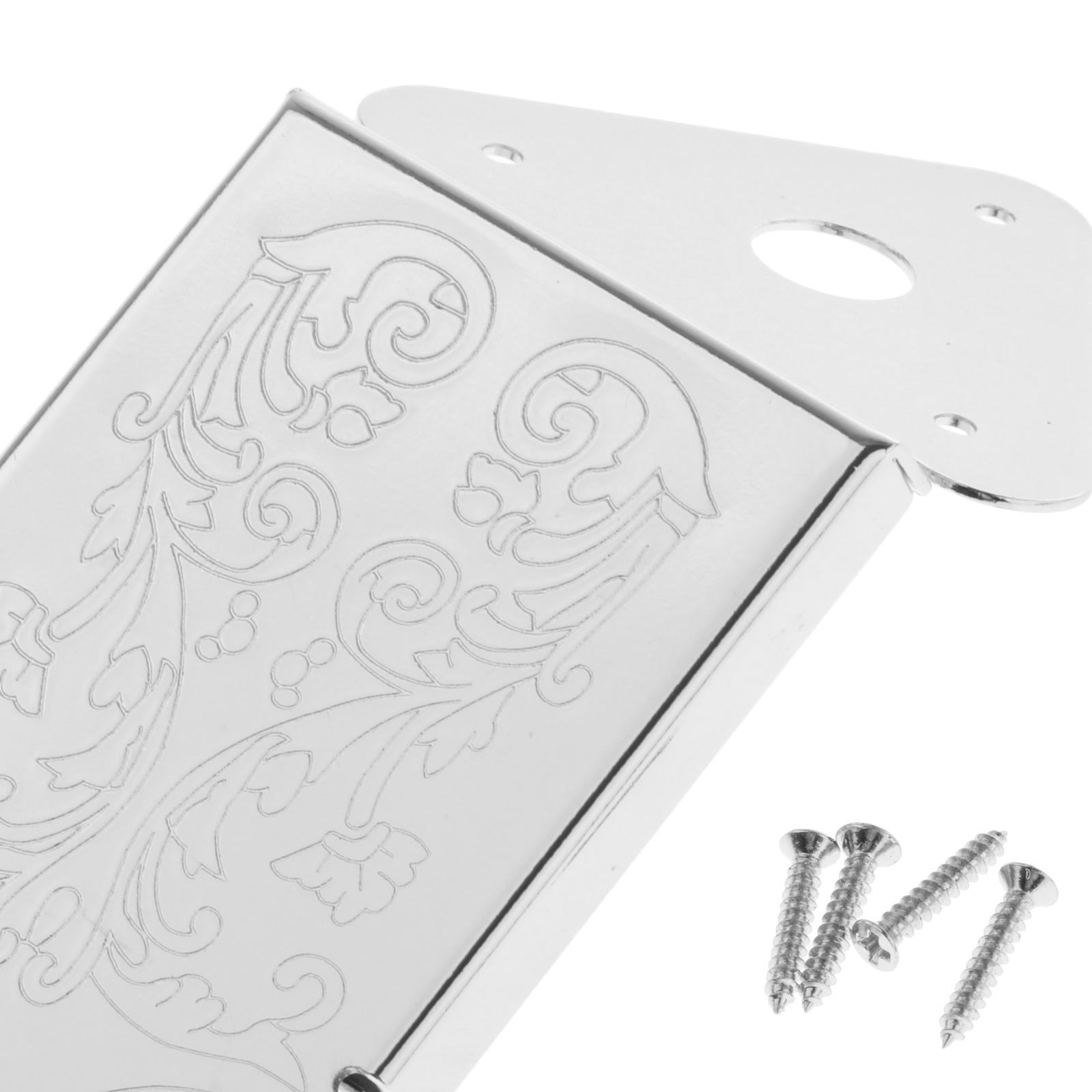 Mandolin String Plate with Screws Replaces Professional Durable Parts for Tailpiece