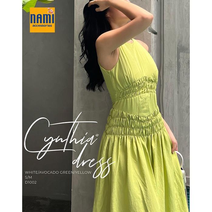 Đầm xoè dáng maxi sát nách nhún chỉ lạ mắt duyên dáng thướt tha - ATNU031