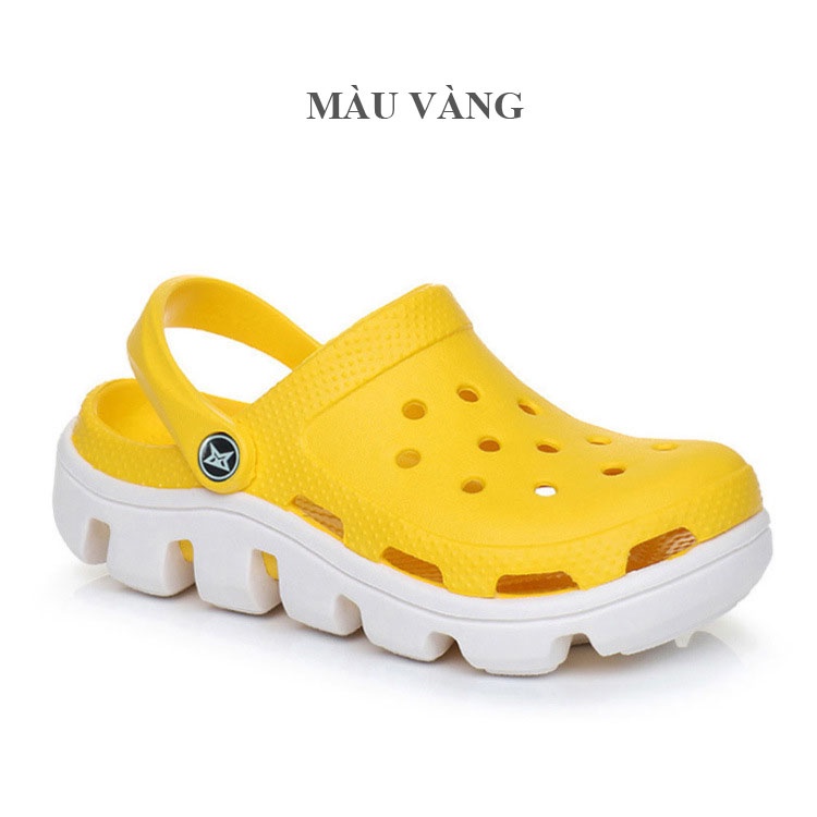 Dép Sục Lỗ Cá Sấu Unisex Siêu Nhẹ
