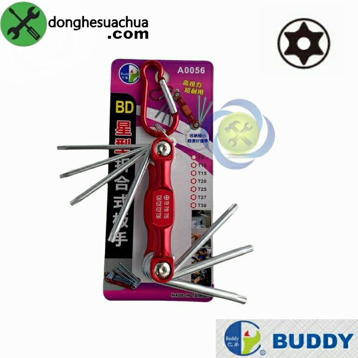 Bộ lục giác sao xếp Buddy A0056 có 7 cây T9-T30