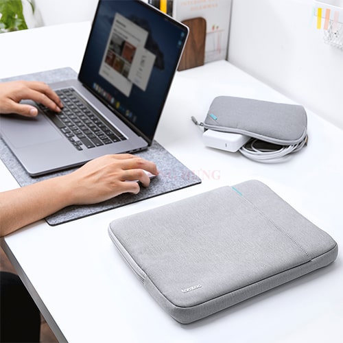 Túi chống sốc Tomtoc Versatile-A13 Protective Laptop Sleeve with Accessory Pouch Mbook Pro 14 inch A13D2 - Hàng chính hãng