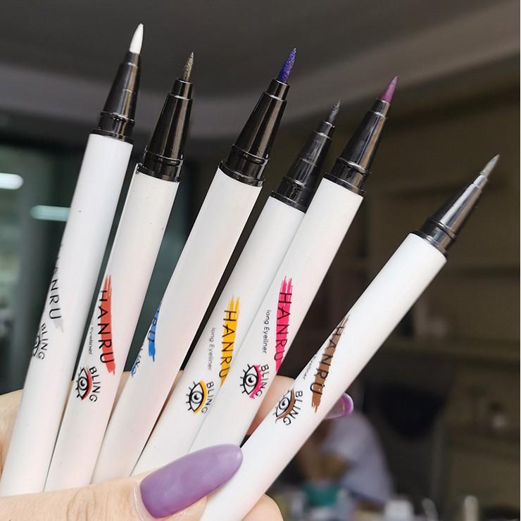 Bút kẻ mắt nước nhiều màu lâu trôi, không lem Hanru Long Eyeliner 1.5g