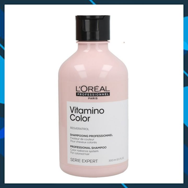Dầu gội L'oreal Serie Expert A-OX Vitamino color radiance shampoo giữ màu tóc nhuộm 300ml
