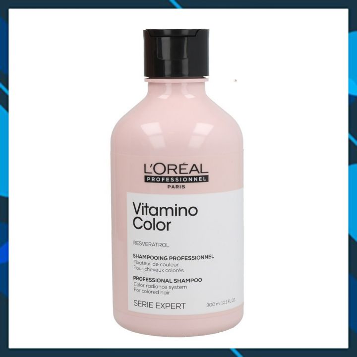 Dầu gội L'oreal Serie Expert A-OX Vitamino color radiance shampoo giữ màu tóc nhuộm 300ml