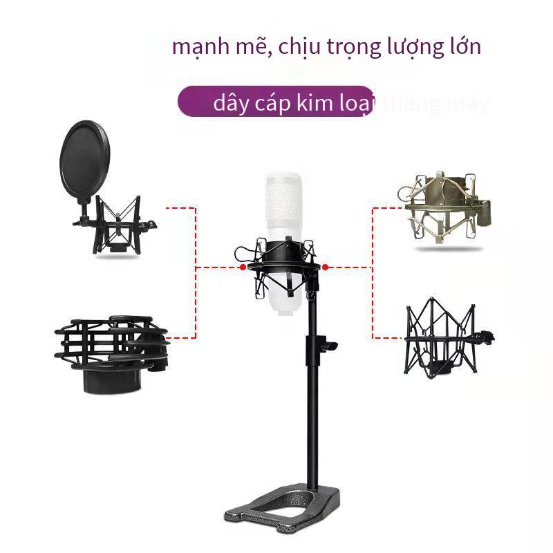 Giá đỡ micro để bàn bằng kim loại trầm trọng hơn có thể nâng micro giá đỡ micro điện thoại di động Giá đỡ máy tính để bàn loại A