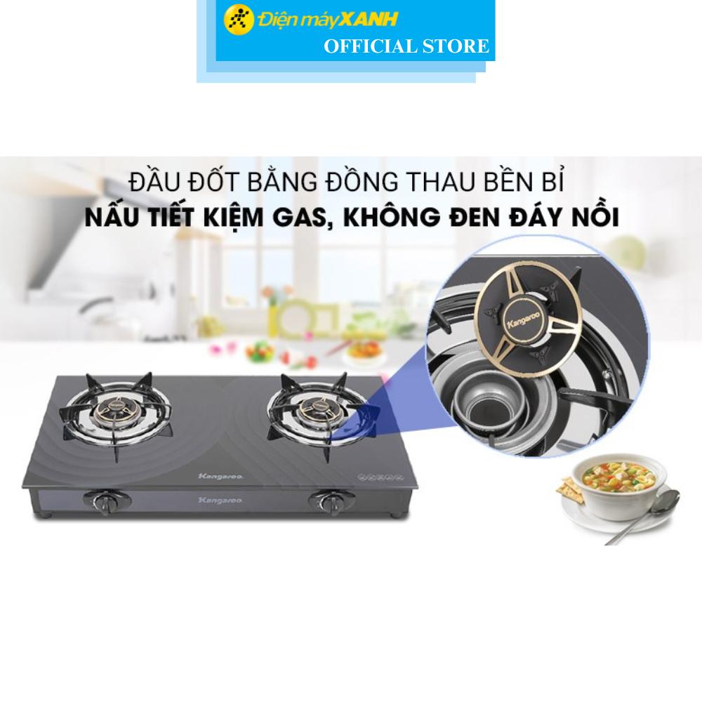 Bếp ga đôi Kangaroo KG519M - Hàng Chính Hãng