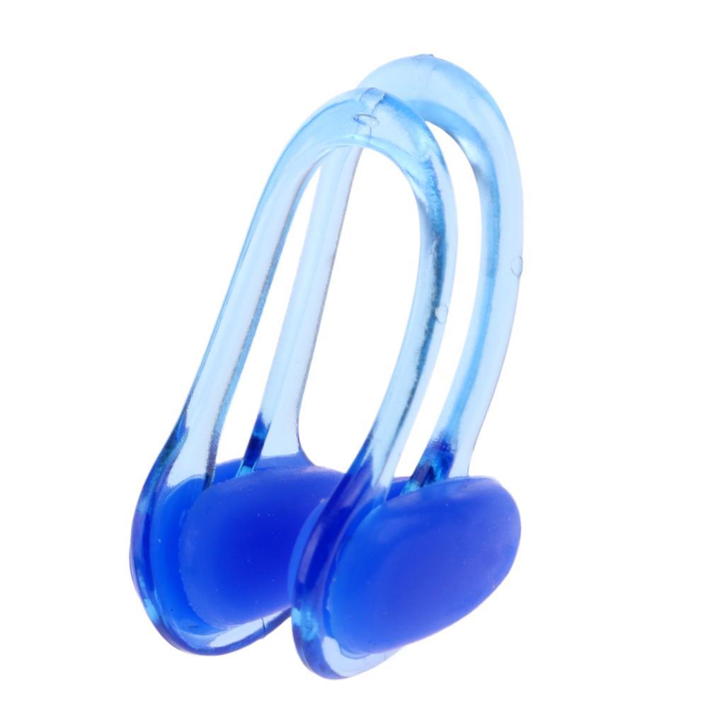 Men Women Soft Silicone Swim Swimming Nose Clip With Storage Case