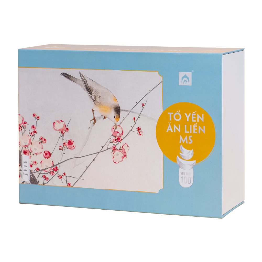 Tổ Yến Ăn Liền MS - Nhiều vị - Nhà Yến Nha Trang - Hộp 100 Gram - Yến Sào Cao Cấp - Hàng Chính Hãng