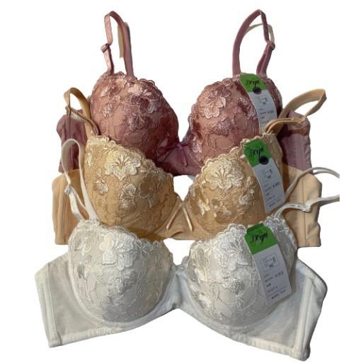 Áo Lót Ren, Áo Ngực Không Mút, Có Gọng Hàng VNXK. Size áo 34.36.38.40.