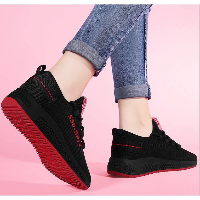 (Xả Kho) Giày nữ sneaker 550 SPIY thoáng khí có 2 màu