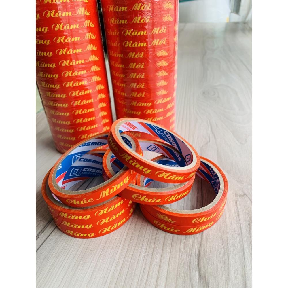 Băng keo in Chúc Mừng Năm Mới màu đỏ