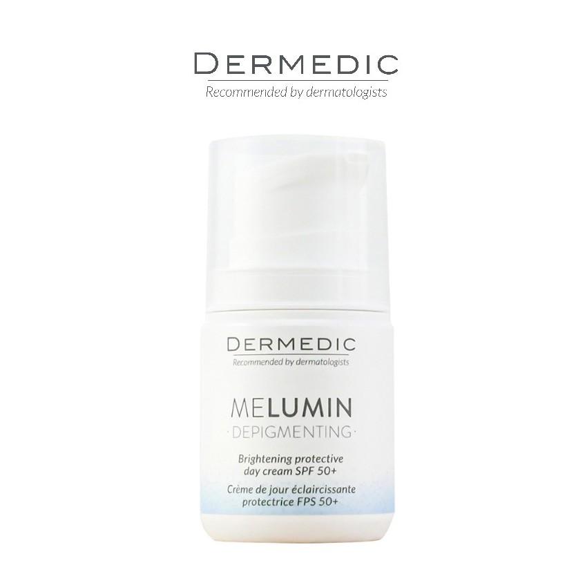 Kem Melumin Brightening Protective Day Cream SPF 50+ Dermedic - Làm sáng da kết hợp chống nắng 55g