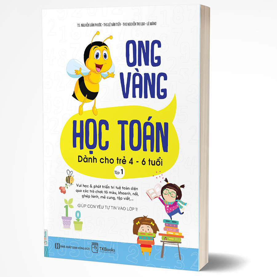 Sách Ong Vàng Học Toán Dành Cho Trẻ 4-6 Tuổi - Tập 1