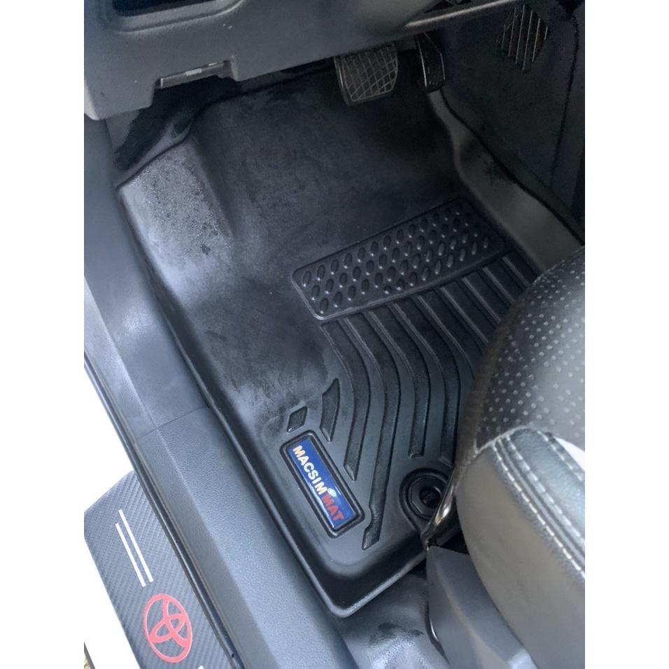 Thảm lót sàn xe ô tô Toyota VELOZ 2022 Nhãn hiệu Macsim chất liệu nhựa TPE cao cấp màu đen