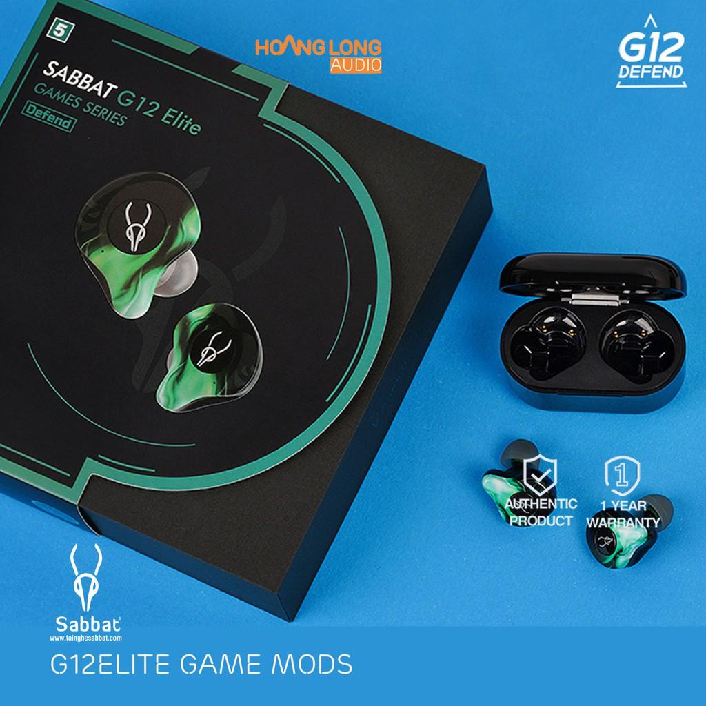 Tai nghe bluetooth sabbat G12 Elite chuyên game | tai nghe không dây sabbat G12 elite - Hàng chính hãng