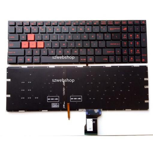 (KEYBOARD) BÀN PHÍM LAPTOP DÀNH CHO ASUS GL502 dùng cho Asus GL502 GL502V GL502VM GL502VT GL502VY