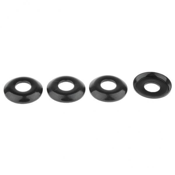 2-4pack Skateboard Truck Rebuild Kit Bushings Washers Pivot Cups Cone Black