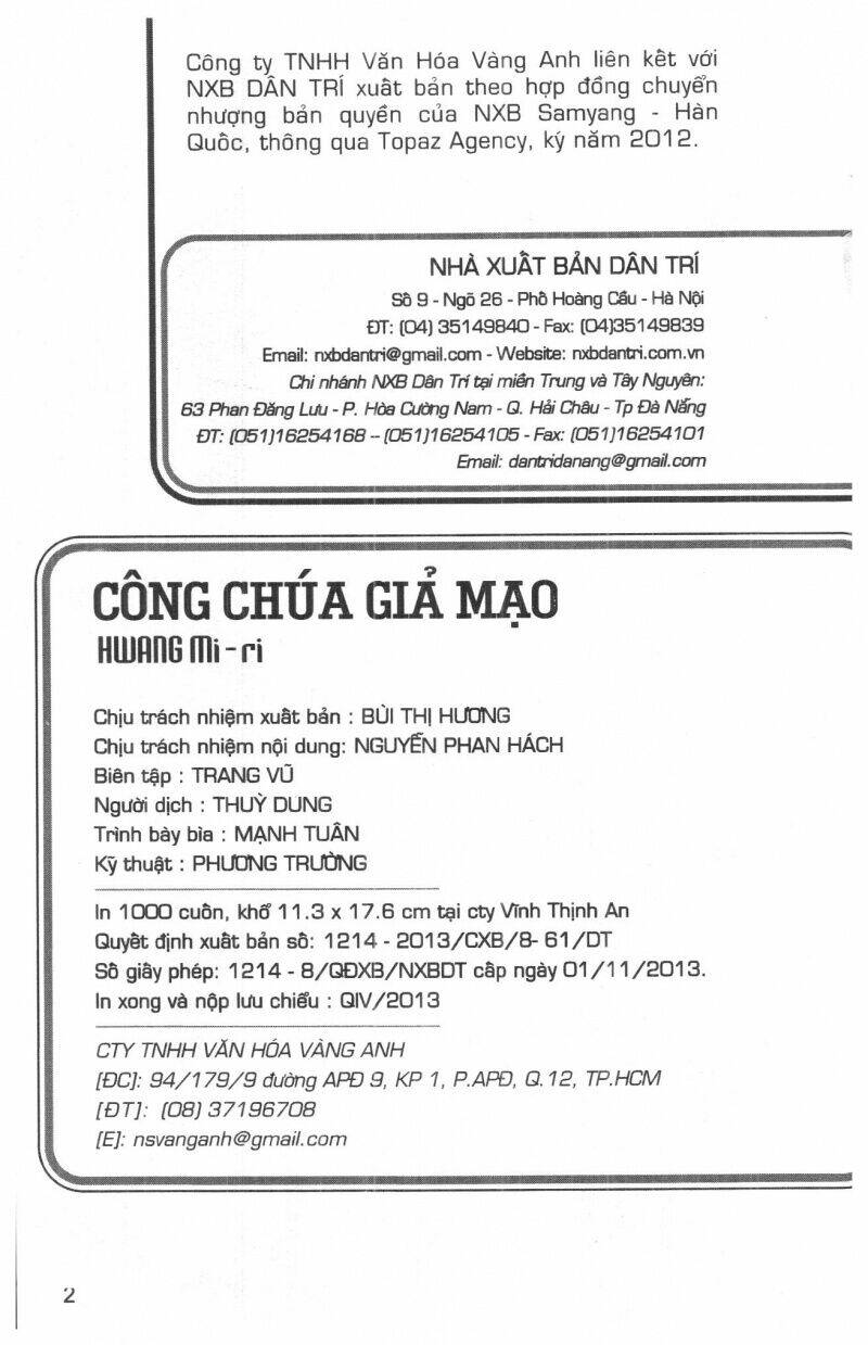 công chúa giả mạo chapter 22 2