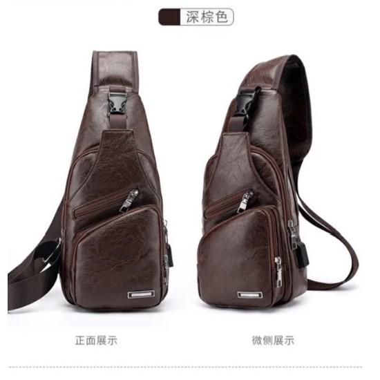 Túi nam đeo trước ngực hàng mới siêu đẹp HAODIER