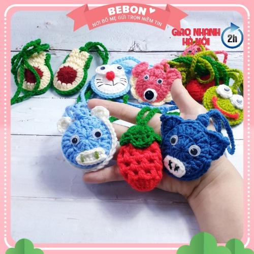 Túi đựng tỏi cho bé - Túi len handmade cho bé yêu