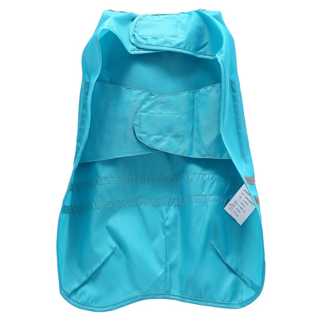Dog Pet Waterproof Reflective Raincoat Hoodie Apparel Clothes