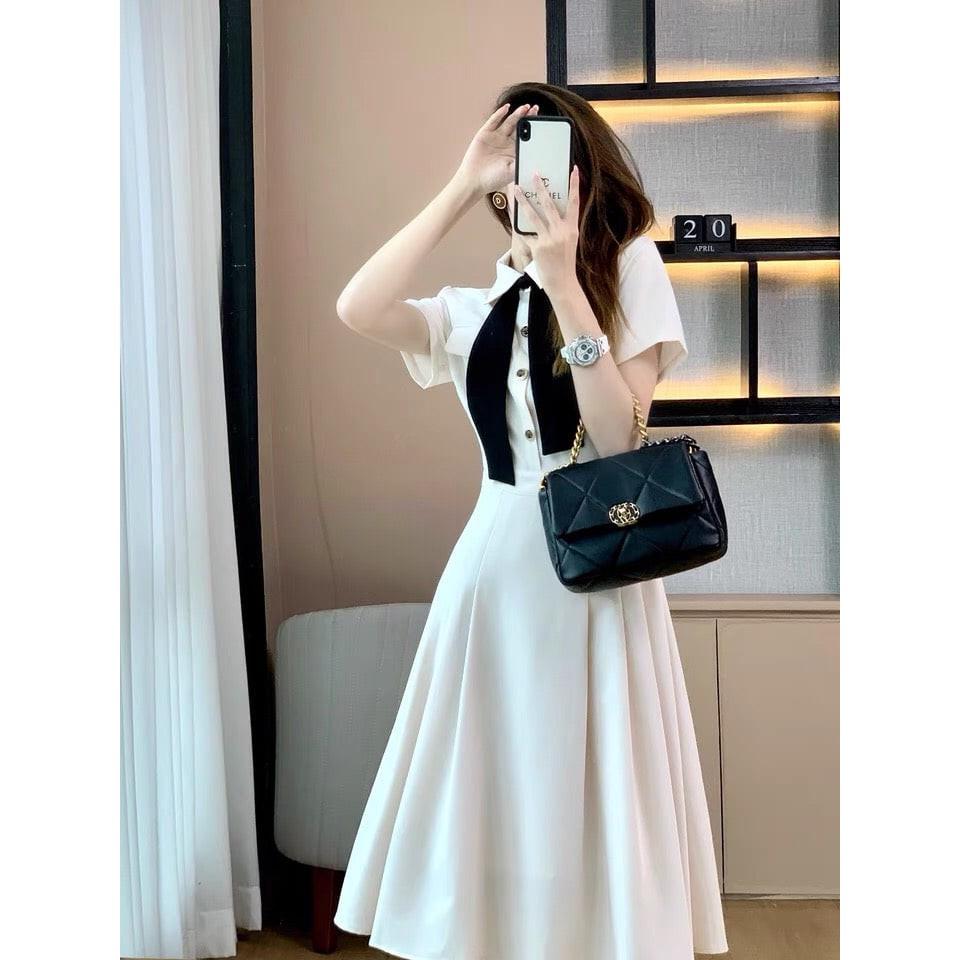 Đầm công sở xòe xếp li nữ tính Alice Dress